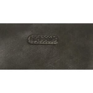 Vtg Fossil Purse Black Leather Handbag Shoulder Bag Front Pocket Organizer